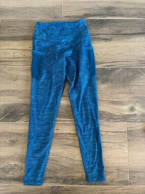 Teal High Waisted Glyder Leggings with Pockets
